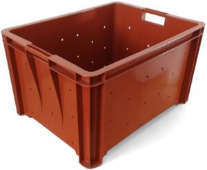 Caja apilable 90L rejada Ref. 6752