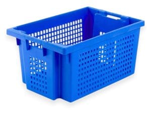 Bac plastique pour vendanges avec parois ajourées Ref. 9753