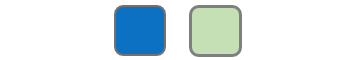 Standard colors: Blue and Green (other colors available upon request)