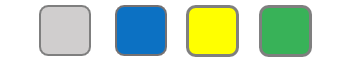 Standard colors: Grey, Blue, Yellow and Green (other colors available upon request)