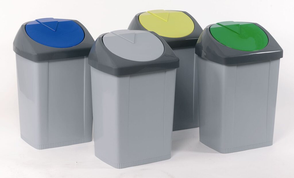 Bins Ref. 9590 with colored lids