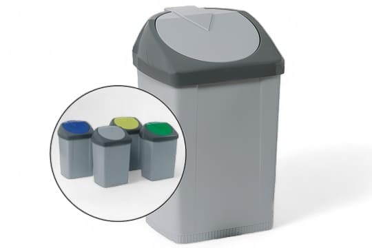 60L bin with push-down lid Ref. 9590